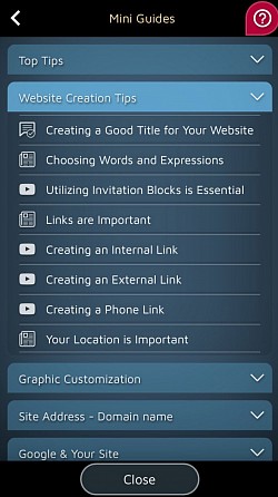 Imate izravan pristup namjenskim vodičima, savjetima i tutorijalima.