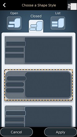 15 unaprijed postavljenih postavki za definiranje oblika vaših kartica i stranica